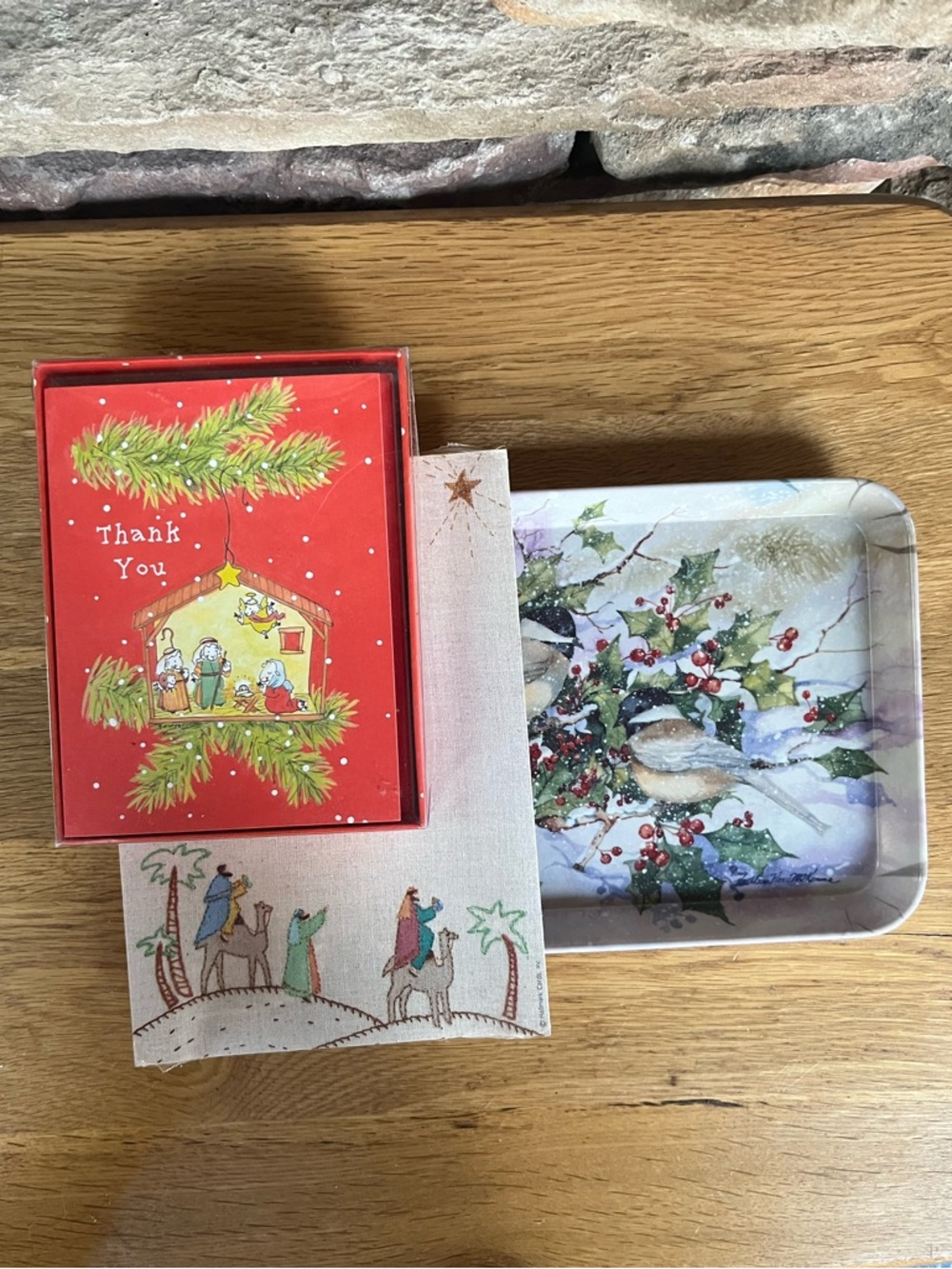 VTG Christmas Stationery Thank You Note Cards DaySpring Nativity Hallmark